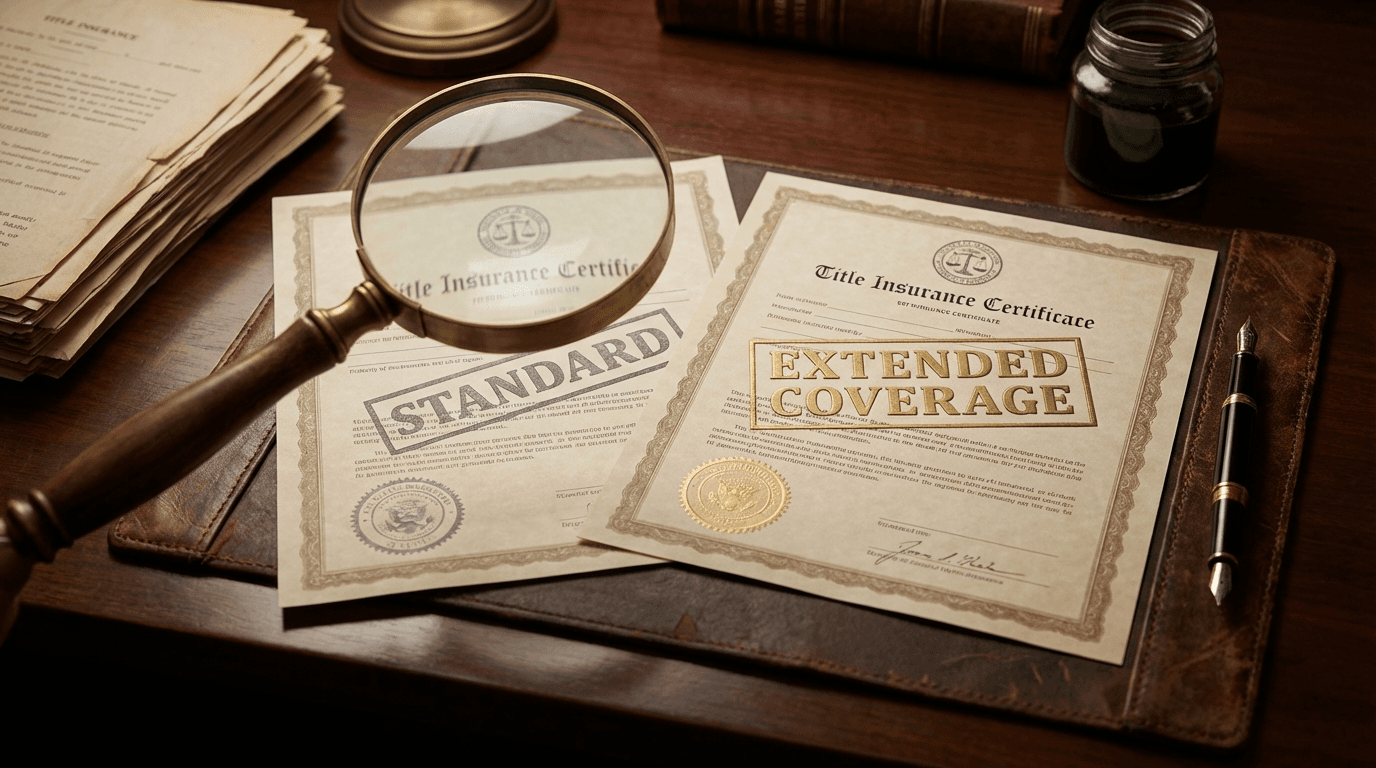 Standard vs Extended Title Insurance: What Virginia Homebuyers Need to Know