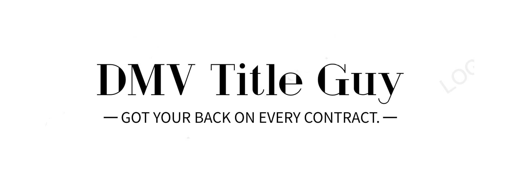 DMV Title Guy Logo